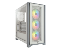 CORSAIR Obudowa iCUE 4000X RGB TG Mid Tower Biala CC-9011205-WW - 591825 - zdjęcie 1